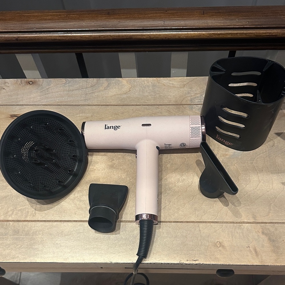 Lange Blush Hair Dryer with Attachments